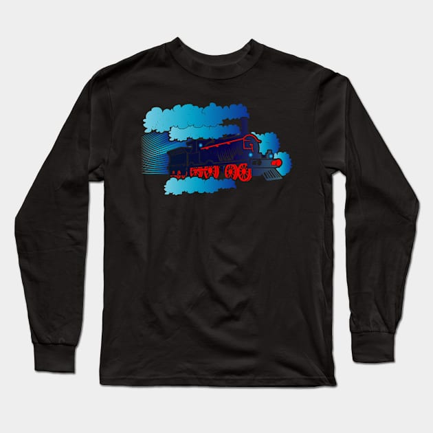 Model railway gift Long Sleeve T-Shirt by QQdesigns